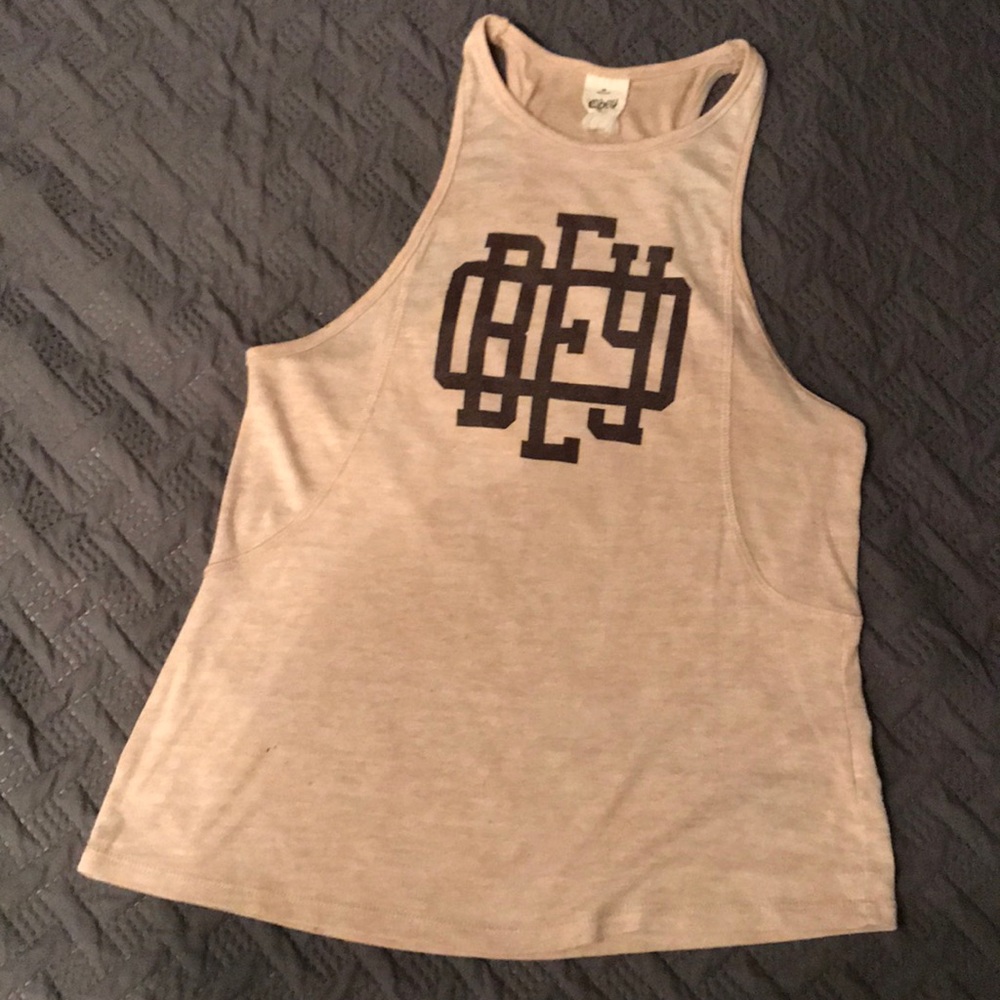 Obey tank top light pink (cream color)